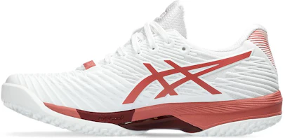 (Women) ASICS Solution Speed FF 2 OC 'Red White' 1042A135-105 (Women) ASICS Solution Speed FF 2 OC 'Red White' 1042A135-105
