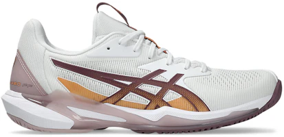 (Women) ASICS Solution Speed Ff 3 'White Dusty Mauve' 1042A250-102 (Women) ASICS Solution Speed Ff 3 'White Dusty Mauve' 1042A250-102
