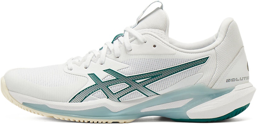 (Women) ASICS Solution Speed Ff 3 'White Pitch Green' 1042A289-100 Cheap (Women) ASICS Solution Speed Ff 3 'White Pitch Green' 1042A289-100