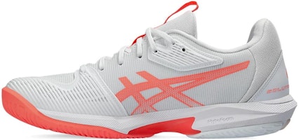 (Women) ASICS Solution Speed FF 3 'White Sun Coral' 1042A250-100 (Women) ASICS Solution Speed FF 3 'White Sun Coral' 1042A250-100