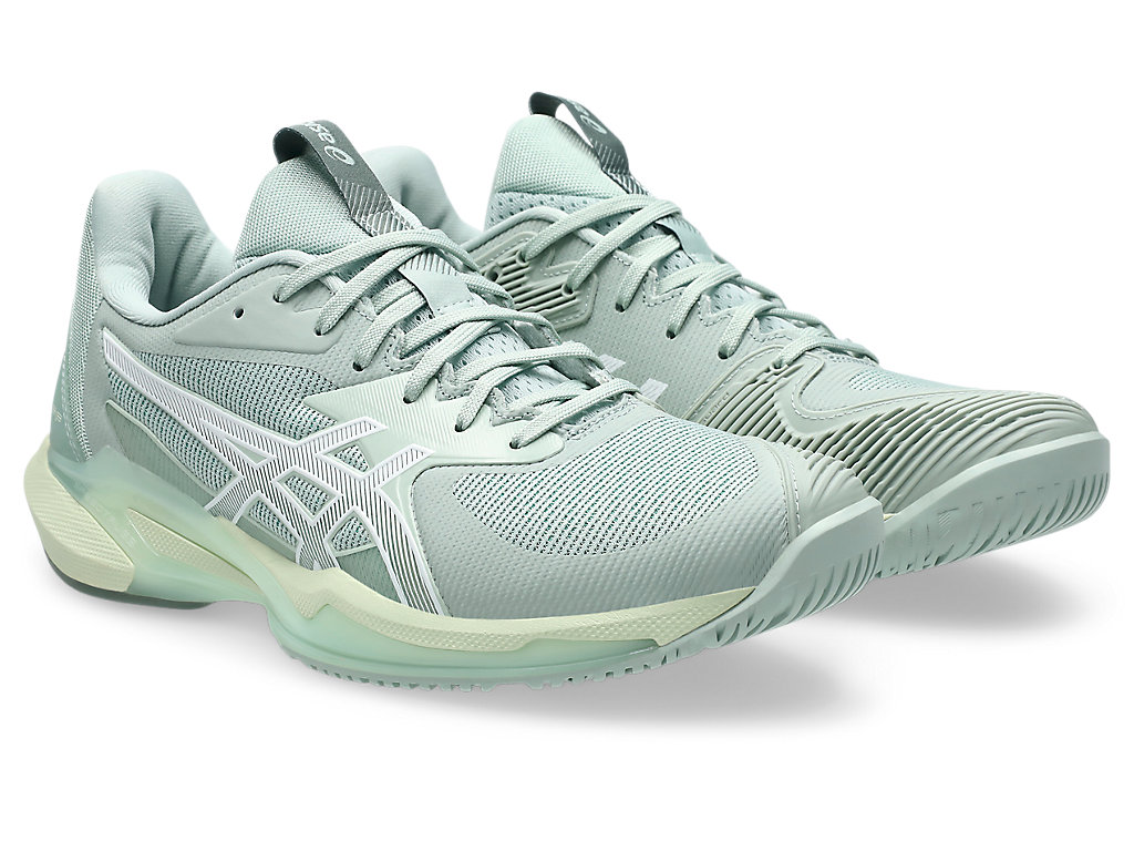 Order (W) ASICS Solution Speed FF 3 Sepatu Tenis All-Court Lichen Rock/Putih 1042A250-301
