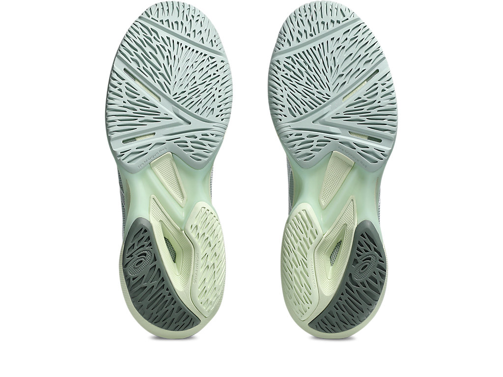 Sizing (W) ASICS Solution Speed FF 3 Sepatu Tenis All-Court Lichen Rock/Putih 1042A250-301