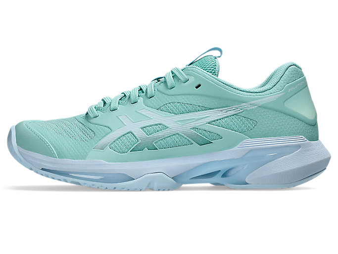 (Women) ASICS Solution Speed FF 4 (All Court) Oasis Green/Light Blue 1042A307-300