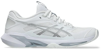 (Women) ASICS Solution Speed FF 4 (All Court) Tennis Shoes White/Pure Silver 1042A307-101 (Women) ASICS Solution Speed FF 4 (All Court) Tennis Shoes White/Pure Silver 1042A307-101