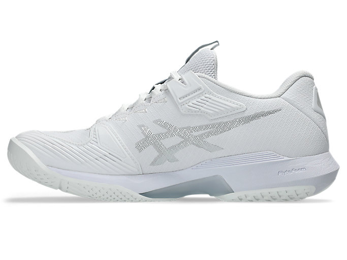 Shop (W) ASICS Solution Speed FF 4 全場網球鞋 白/純銀 1042A307-101