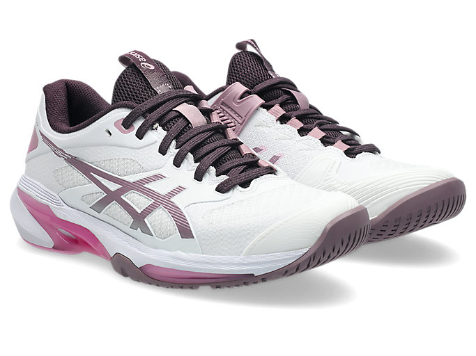 Order (W) ASICS Solution Speed FF 4 全場網球鞋 白/粉灰 1042A307-102