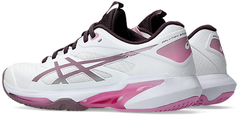 (W) ASICS Solution Speed FF 4 全場網球鞋 白/粉灰 1042A307-102 Lookbook (W) ASICS Solution Speed FF 4 全場網球鞋 白/粉灰 1042A307-102