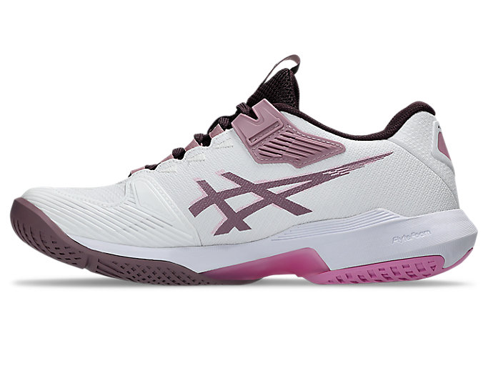 Shop (W) ASICS Solution Speed FF 4 全場網球鞋 白/粉灰 1042A307-102