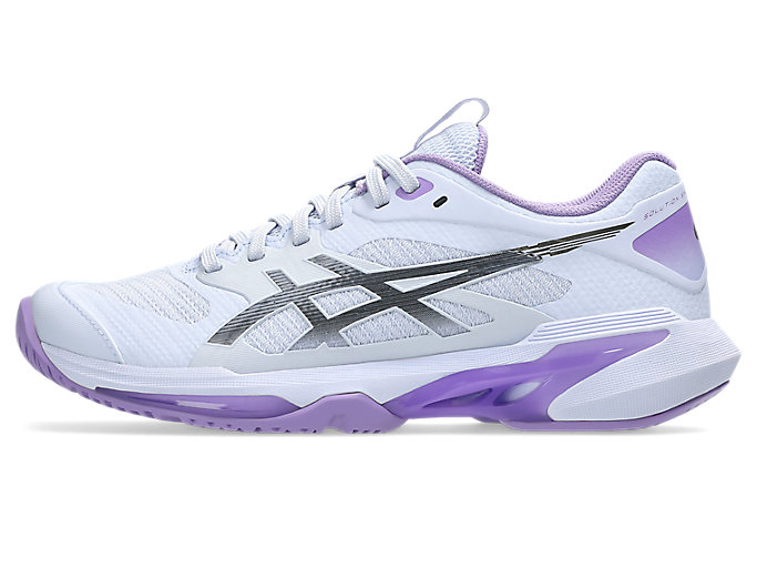 (Women) ASICS Solution Speed FF 4 Night Energy (All Court) Tennis Shoes Blue Fade/Gunmetal 1042A313-400
