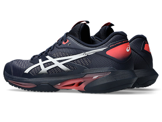 Lookbook (W) ASICS Solution Speed FF 4 OC 网球鞋 午夜蓝/白 1042A306-401