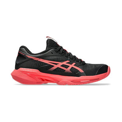 (W) ASICS Solution Speed FF 4 Tennis Shoes Black/Sienna