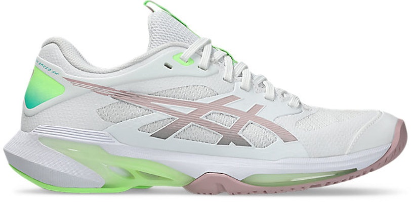(W) ASICS ソリューション スピード FF 4 テニスシューズ ホワイト/モルガナイト 1042A307-100 Buy (W) ASICS ソリューション スピード FF 4 テニスシューズ ホワイト/モルガナイト 1042A307-100
