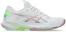 Buy (W) ASICS ソリューション スピード FF 4 テニスシューズ ホワイト/モルガナイト 1042A307-100