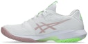 Shop (W) ASICS ソリューション スピード FF 4 テニスシューズ ホワイト/モルガナイト 1042A307-100