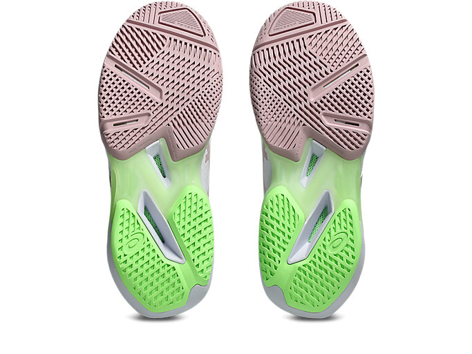 Sizing (W) ASICS ソリューション スピード FF 4 テニスシューズ ホワイト/モルガナイト 1042A307-100