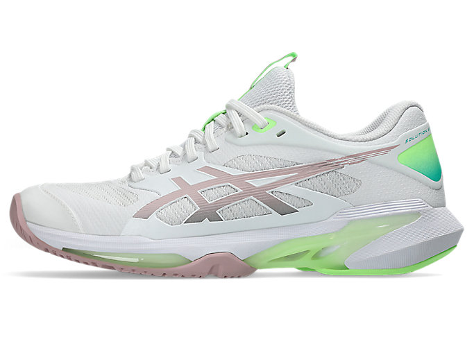 Cheap (W) ASICS ソリューション スピード FF 4 テニスシューズ ホワイト/モルガナイト 1042A307-100