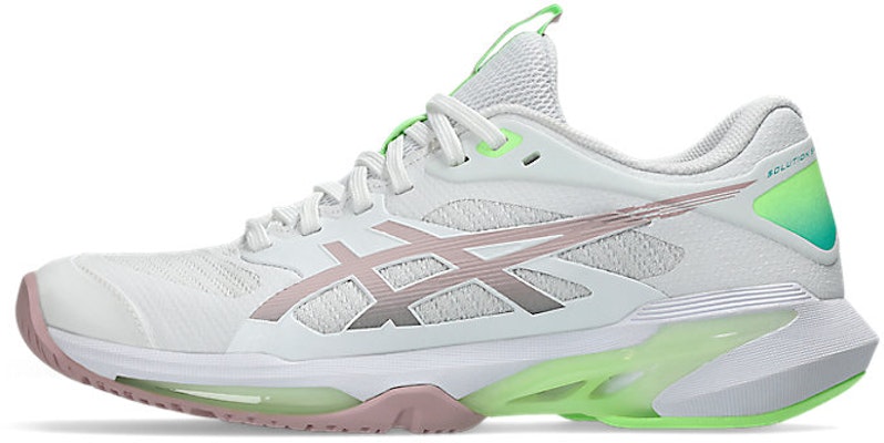 (W) ASICS ソリューション スピード FF 4 テニスシューズ ホワイト/モルガナイト 1042A307-100 Cheap (W) ASICS ソリューション スピード FF 4 テニスシューズ ホワイト/モルガナイト 1042A307-100