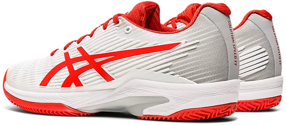 (W) ASICS Solution Speed FF 白红色运动鞋 1042A003-104 Shop (W) ASICS Solution Speed FF 白红色运动鞋 1042A003-104