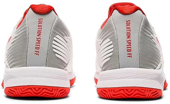 (W) ASICS Solution Speed FF 白红色运动鞋 1042A003-104 Purchase (W) ASICS Solution Speed FF 白红色运动鞋 1042A003-104