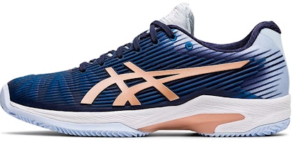 (Women) ASICS Solution Speed FF Clay 'Blue Gold' 1042A003-413 (Women) ASICS Solution Speed FF Clay 'Blue Gold' 1042A003-413