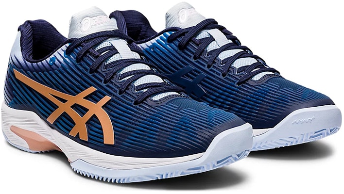 (W) ASICS Solution Speed FF Clay '蓝金'网球鞋 1042A003-413 Lookbook (W) ASICS Solution Speed FF Clay '蓝金'网球鞋 1042A003-413