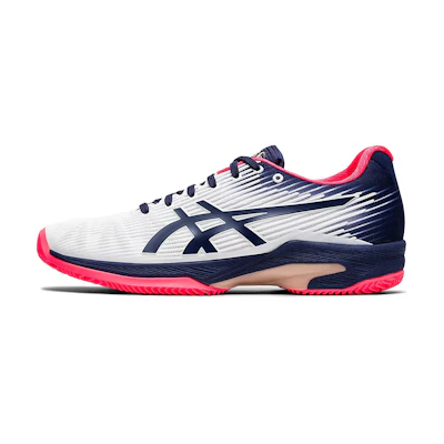 (W) ASICS Solution Speed FF Clay 'White Blue Pink'