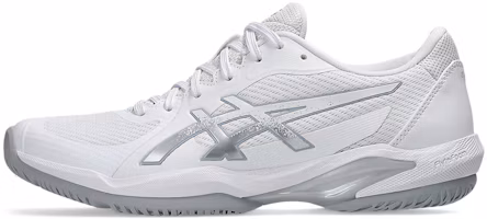 Cheap (Women) ASICS Solution Swift Ff 2 'White Pure Silver' 1042A265-100