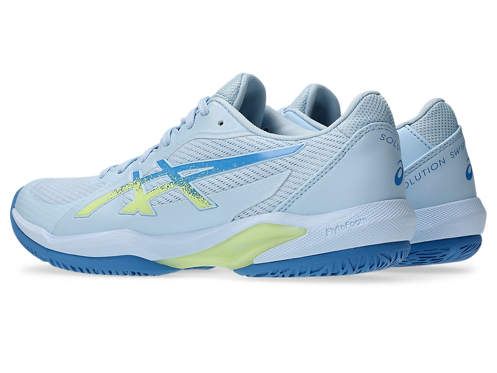 Lookbook (W) アシックス ソリューション スイフト FF 2 オールコート ライトブルー/ハドルイエロー 1042A265-400