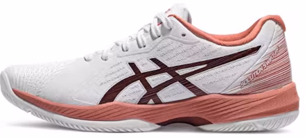 (Women) ASICS Solution Swift FF 'White Antique Red' 1042A197-106 (Women) ASICS Solution Swift FF 'White Antique Red' 1042A197-106