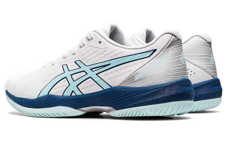 Shop (W) ASICS Solution Swift FF ''Bianco Blu Chiaro'' 1042A197-101