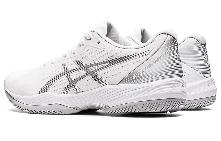 Shop (W) ASICS Solution Swift FF ''Bianco Pure Silver'' 1042A197-100