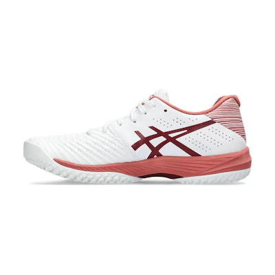 (W) ASICS Solution Swift FF 'White Red'