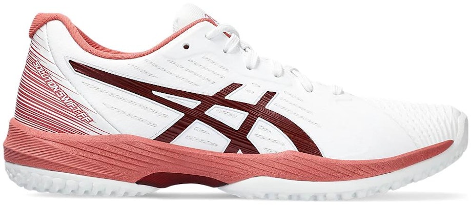 (Women) ASICS Solution Swift FF 'White Red' 1042A199-106 Order (Women) ASICS Solution Swift FF 'White Red' 1042A199-106