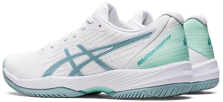 (Women) ASICS Solution Swift FF 'White Smoke Blue' 1042A197-104 Shop (Women) ASICS Solution Swift FF 'White Smoke Blue' 1042A197-104