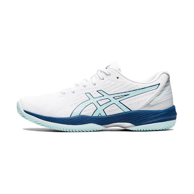 (W) ASICS Solution Swift FF Clay 'White Blue'