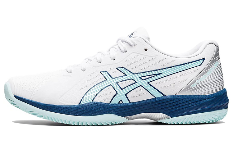 (Women) ASICS Solution Swift FF Clay 'White Blue' 1042A198-101