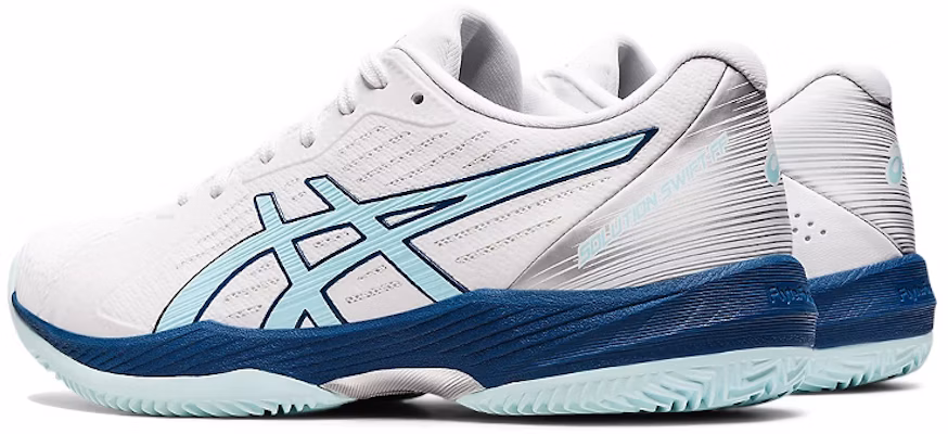 (Women) ASICS Solution Swift FF Clay 'White Blue' 1042A198-101 Shop (Women) ASICS Solution Swift FF Clay 'White Blue' 1042A198-101