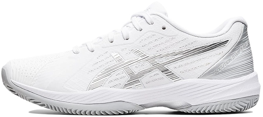 (Women) ASICS Solution Swift FF Clay 'White Silver' 1042A198-100 Buy (Women) ASICS Solution Swift FF Clay 'White Silver' 1042A198-100