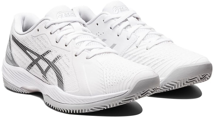 (Women) ASICS Solution Swift FF Clay 'White Silver' 1042A198-100 Lookbook (Women) ASICS Solution Swift FF Clay 'White Silver' 1042A198-100