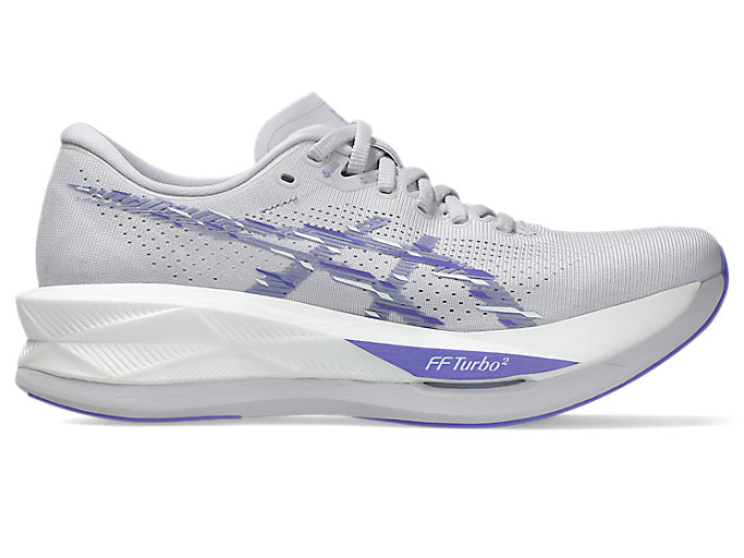 (Women) ASICS Sonicblast Running Shoes Lilac Hint/White 1012B862-020