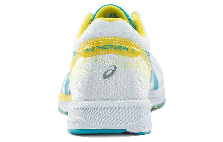 Shop Asics Tartherzeal 5 低筒 跑步鞋 女款 白藍
