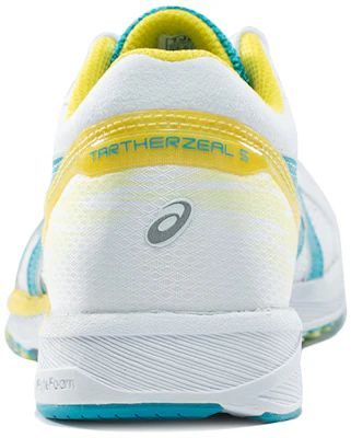 Asics Tartherzeal 5 低筒 跑步鞋 女款 白藍 Shop Asics Tartherzeal 5 低筒 跑步鞋 女款 白藍