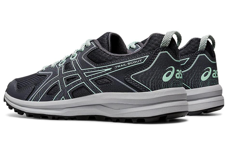 Shop (W) ASICS Trail Scout Cross-country Grigio/Verde 1012A566-021