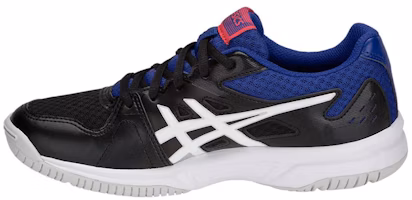 (Women) ASICS Upcourt 3 Running Shoes Black/Blue 1072A012-001 (Women) ASICS Upcourt 3 Running Shoes Black/Blue 1072A012-001