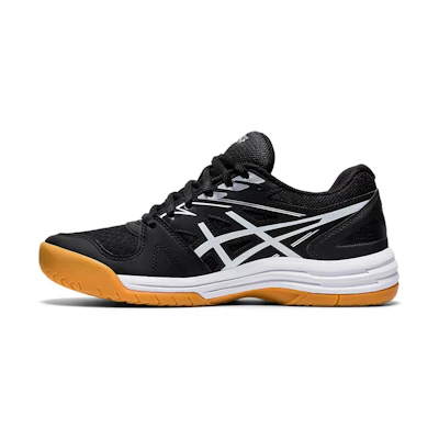 (W) ASICS Upcourt 4 Running Shoes Black/White
