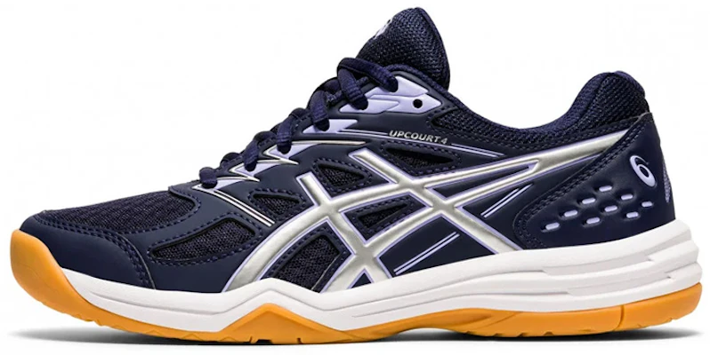 (W) ASICS Upcourt 4 ''Peacoat Pure Silver'' Herren Hallenschuhe 1072A055-400 Buy (W) ASICS Upcourt 4 ''Peacoat Pure Silver'' Herren Hallenschuhe 1072A055-400