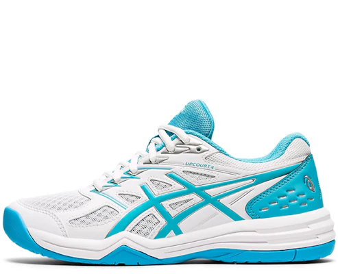 (W) アシックス アップコート4 ランニングシューズ 白/青 1072A055-101 Buy (W) アシックス アップコート4 ランニングシューズ 白/青 1072A055-101
