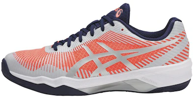 (Women) ASICS Volley Elite FF 'Grey Orange Blue' B751N-0696 (Women) ASICS Volley Elite FF 'Grey Orange Blue' B751N-0696