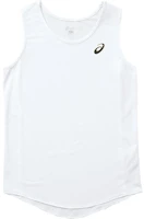 (Women) ASICS White Crewneck Pullover Tank Top with Branded Logo Print. XT2034-01 (Women) ASICS White Crewneck Pullover Tank Top with Branded Logo Print. XT2034-01