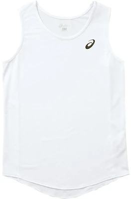 (Women) ASICS White Crewneck Pullover Tank Top with Branded Logo Print. XT2034-01 Buy (Women) ASICS White Crewneck Pullover Tank Top with Branded Logo Print. XT2034-01